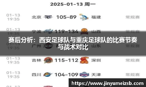 赛后分析：西安足球队与重庆足球队的比赛节奏与战术对比